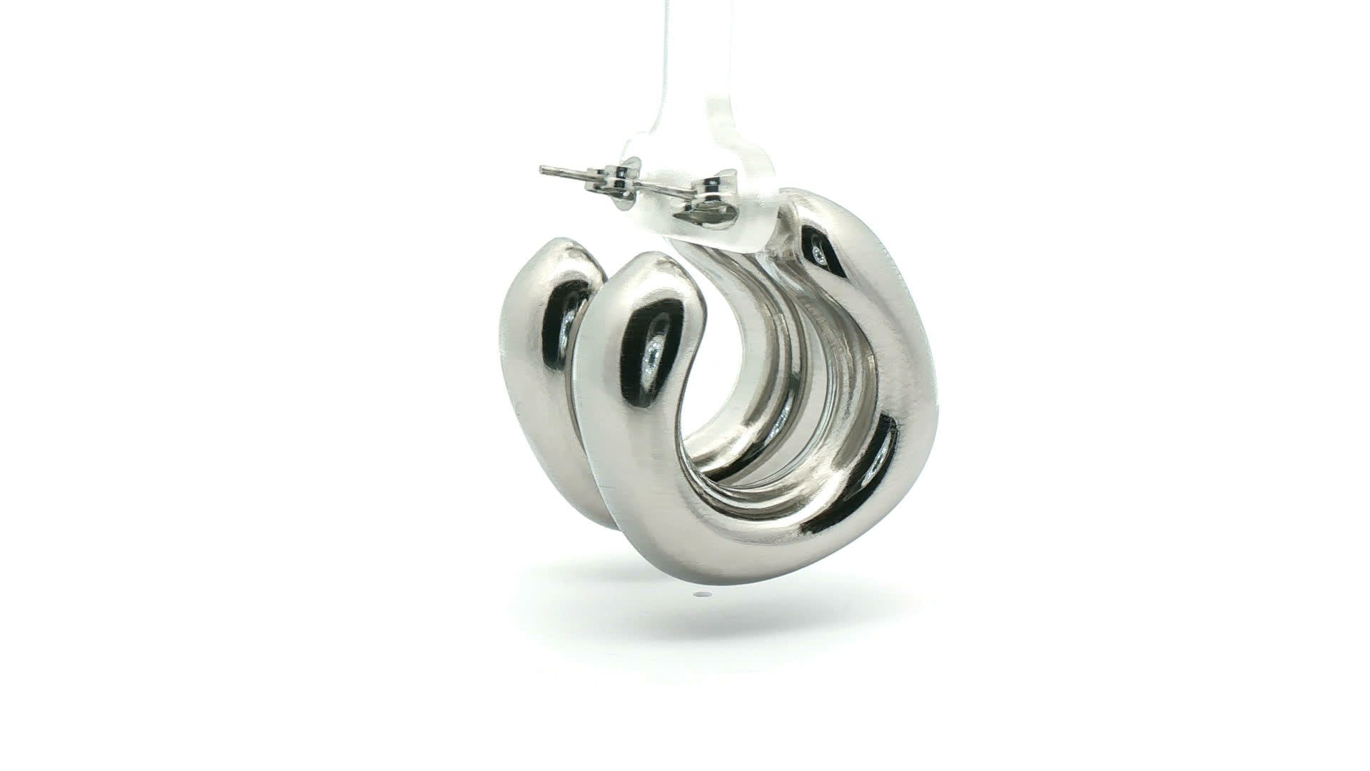 עגילי חישוק שרלוט